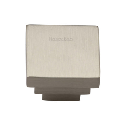 Square Stepped Cabinet Knob 32 x 32mm