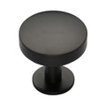 Domed Disc Cabinet Knob with Rose