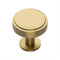 Stepped Disc Cabinet Knob on Rose