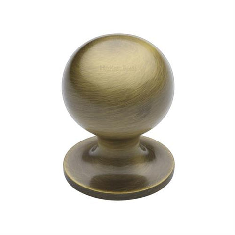 Ball Cabinet Knob on Rose