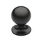 Ball Cabinet Knob on Rose