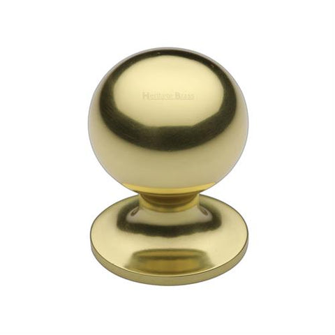 Ball Cabinet Knob on Rose