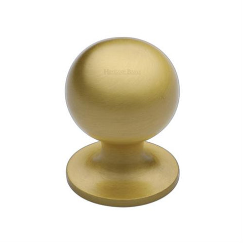 Ball Cabinet Knob on Rose