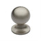 Ball Cabinet Knob on Rose