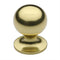 Ball Cabinet Knob on Rose