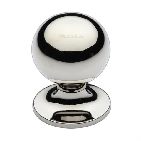 Ball Cabinet Knob on Rose