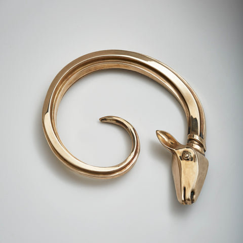 Ram's Head Cabinet Handle - Left/Right Hand