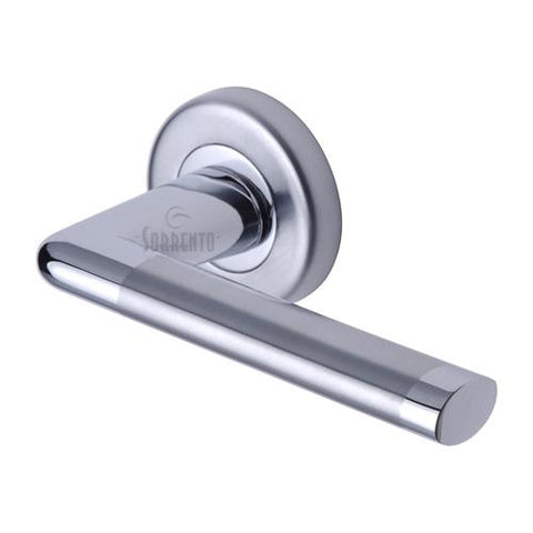 Lena Lever Handle on Round Rose