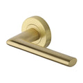 Admiralty Lever Handle on Round Rose