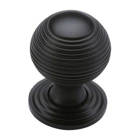 Reeded Cabinet Knob with Base