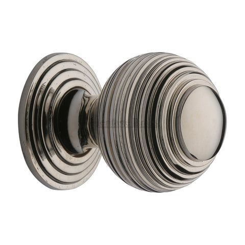 Reeded Cabinet Knob with Base